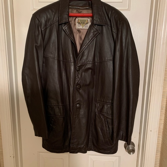Men’s Leather Blazer - Picture 1 of 1